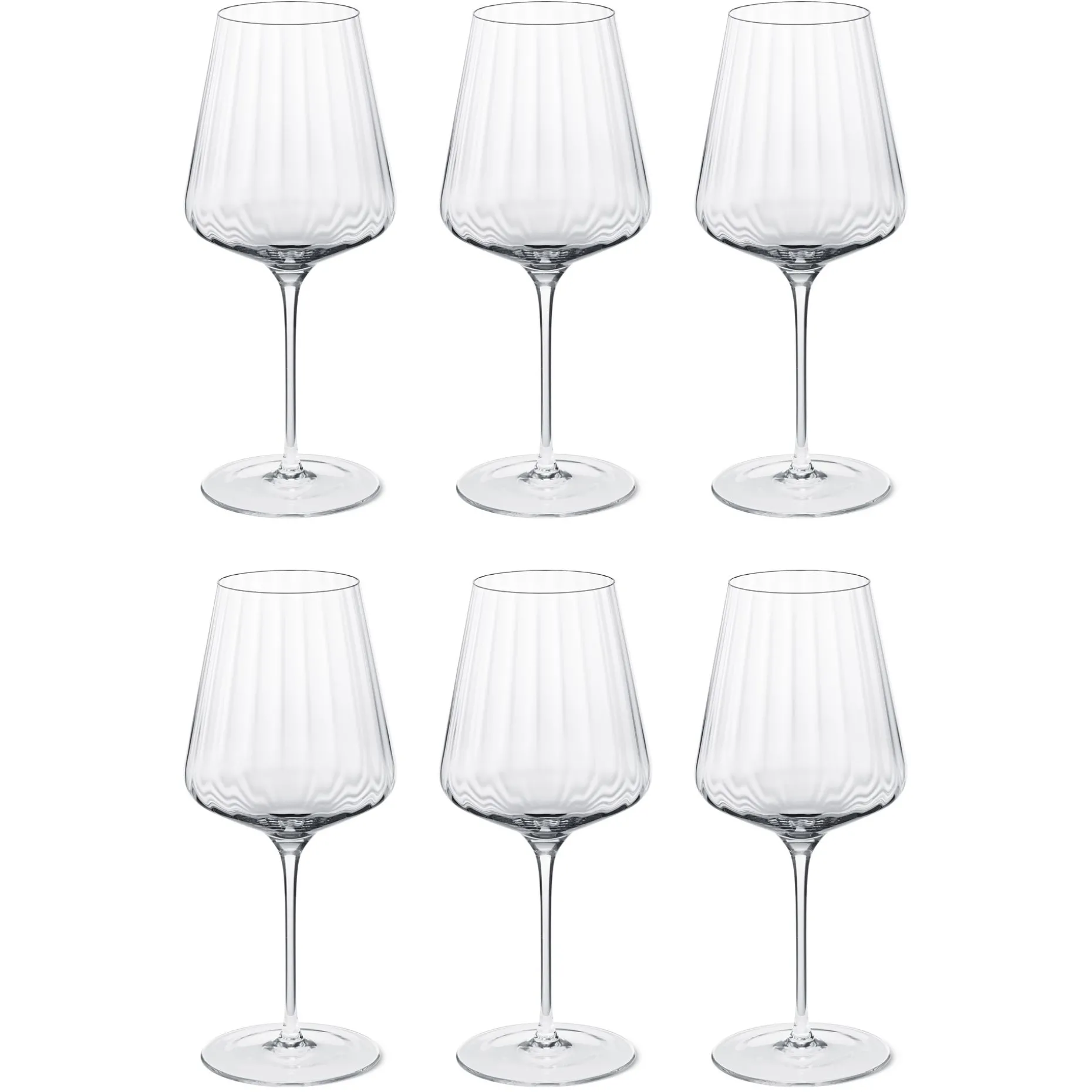 Bernadotte Rodvinsglass 6-Stk.