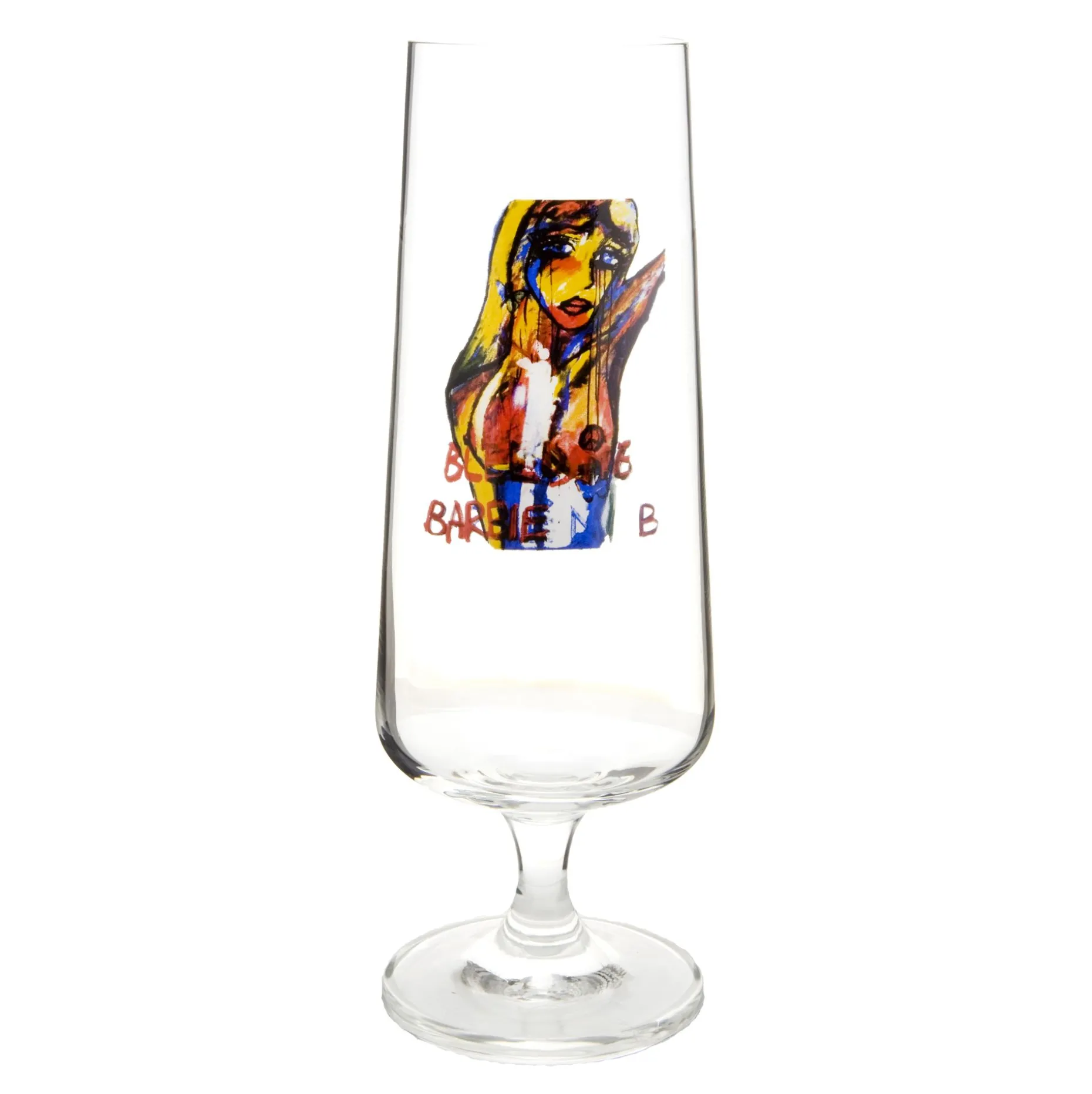 Bleeding Barbie Ølglass