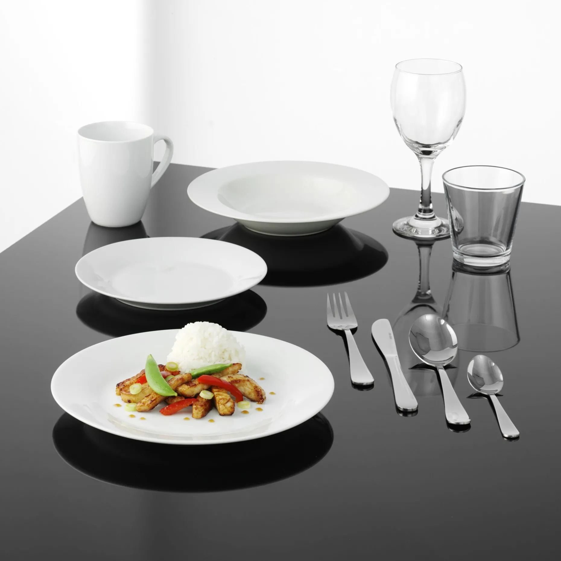 Cafe Serveringssett 40 Deler