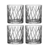 City Double Old Fashioned Glass 4-Pakk