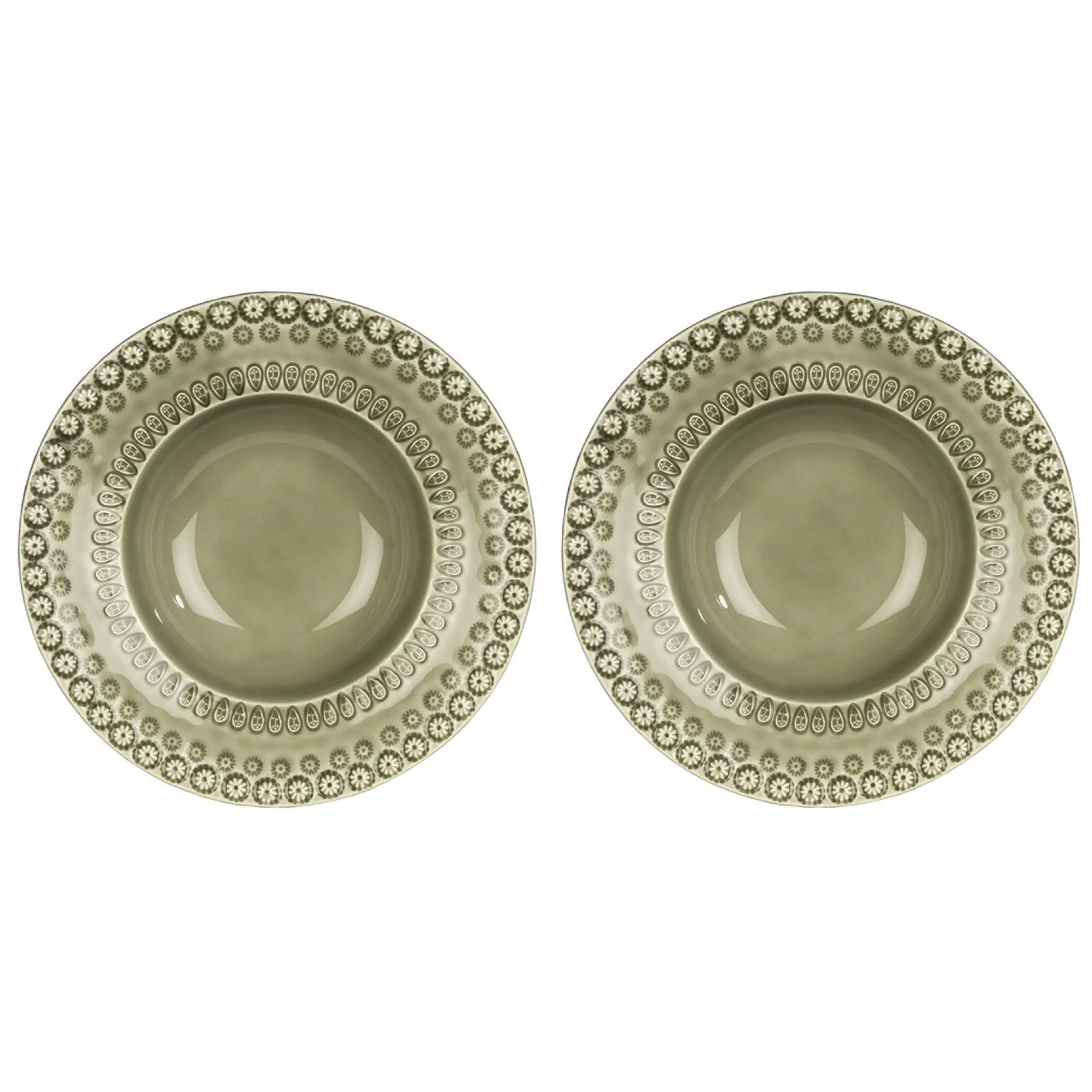 Daisy Dyp Tallerken O 21 Cm 2-Stk.