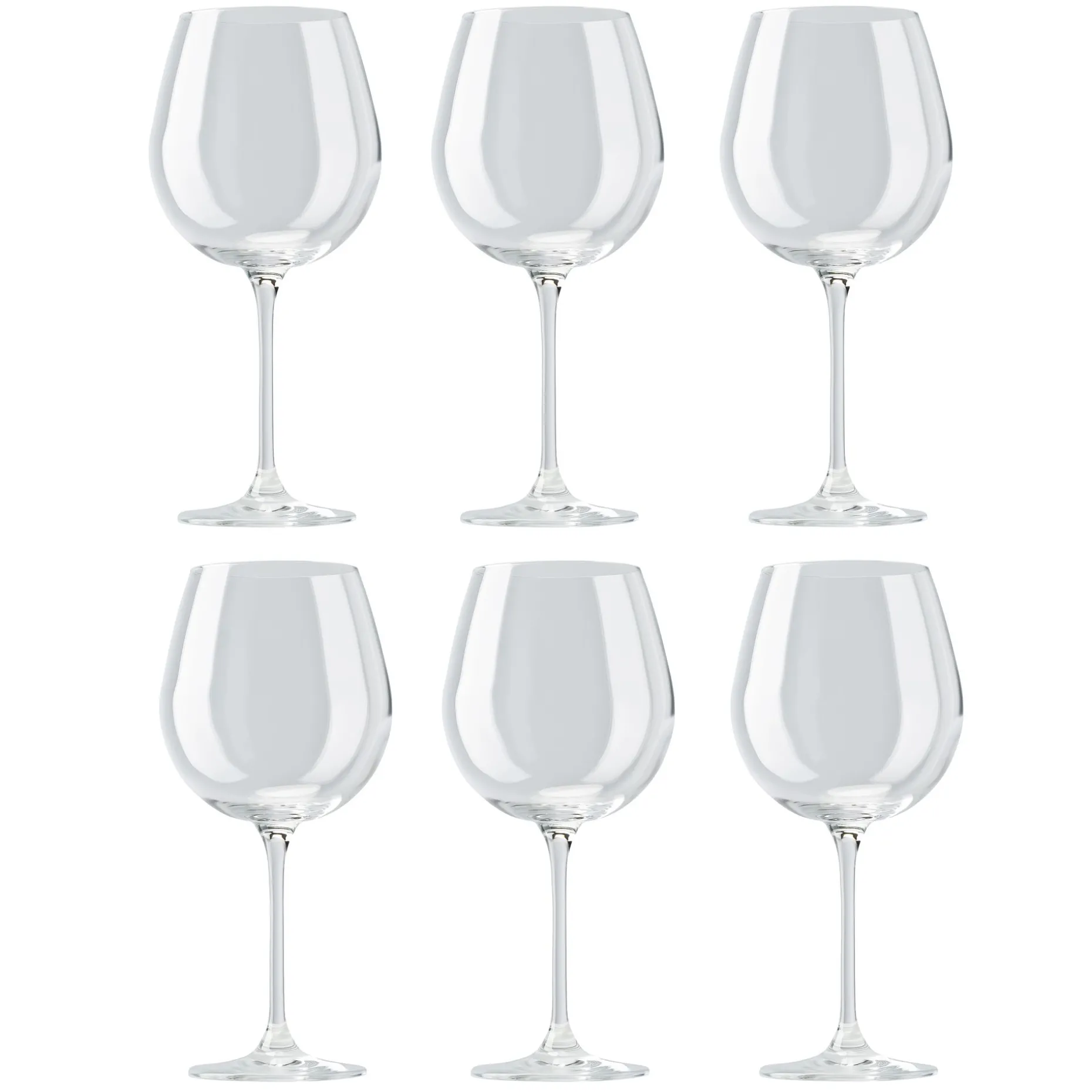 Divino Burgundy Rodvinsglass 63 Cl 6-Stk.