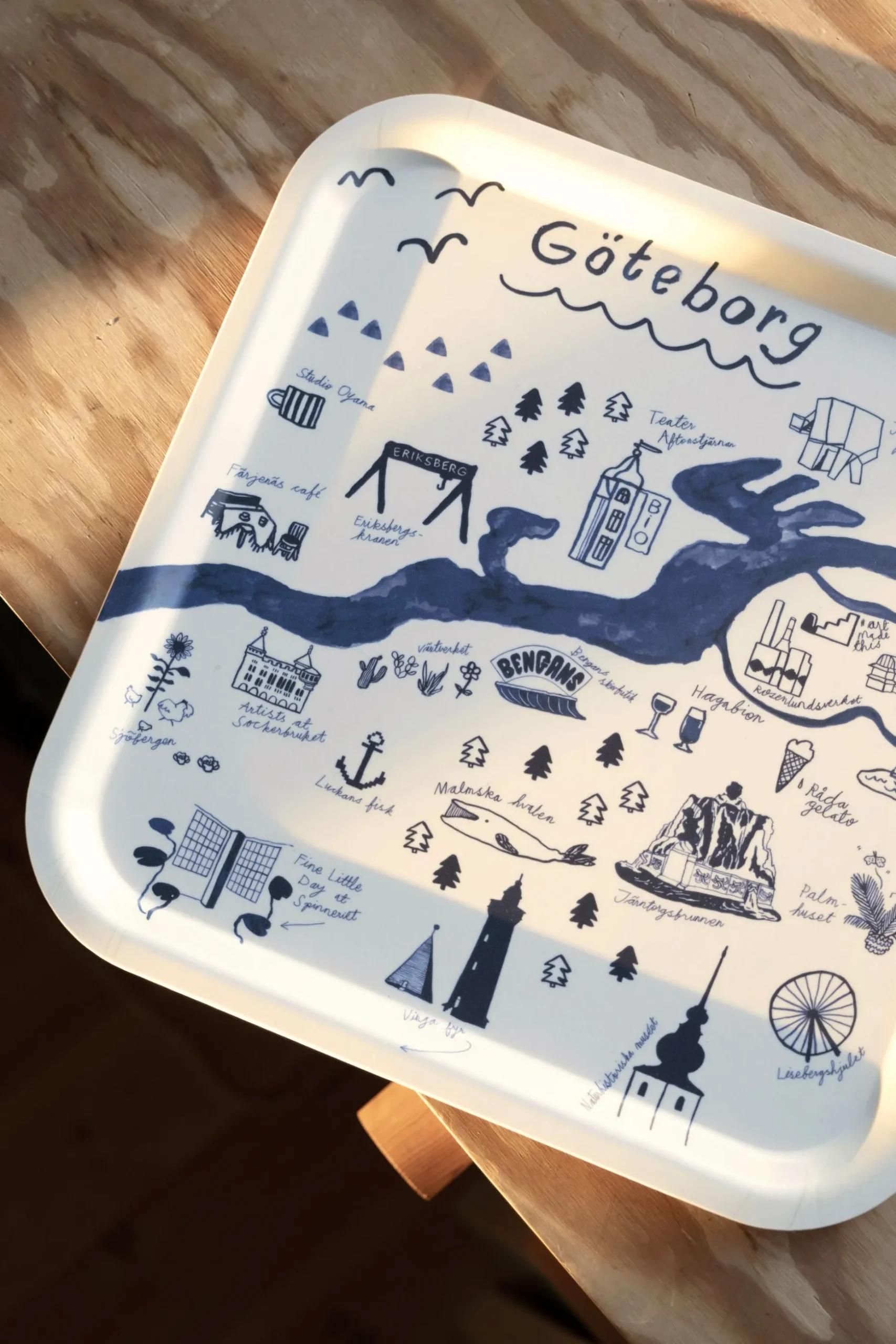 Gothenburg Brett 32 X 32 Cm