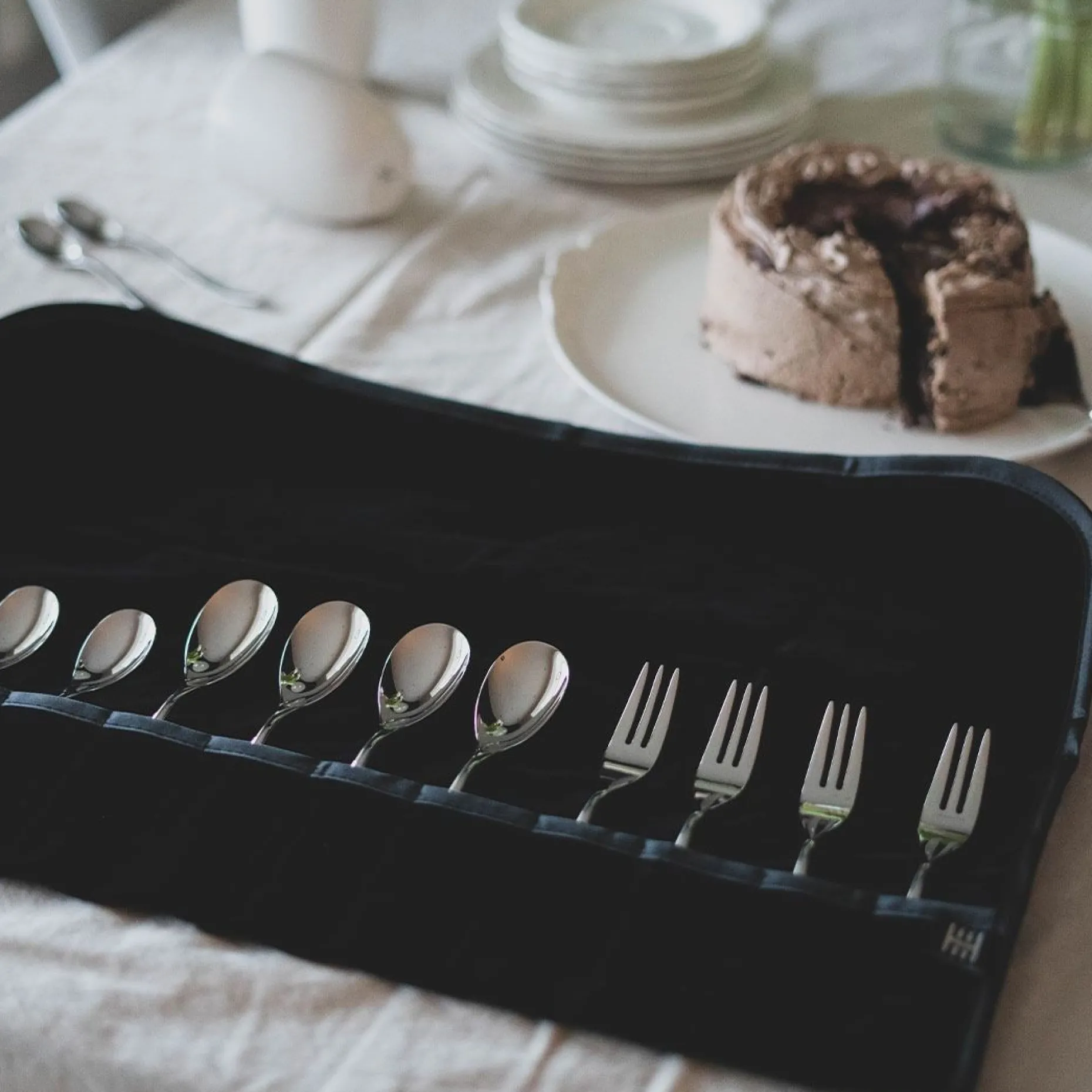 Hardanger Bestikkpose Til Dessertbestikk