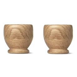 Kay Bojesen Eggeglass Eik, 2-Stk.