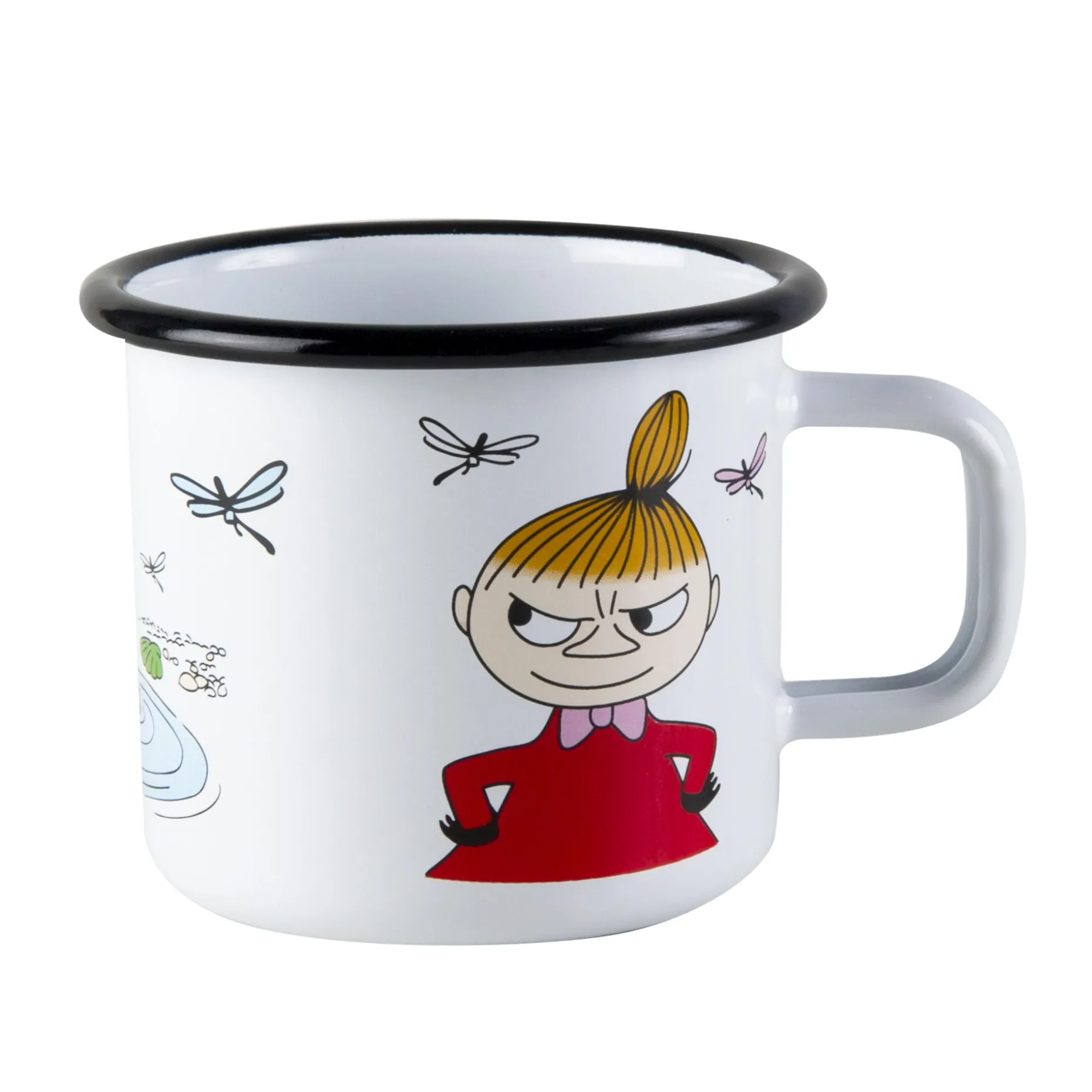 Lille My Emaljekopp Hvitt