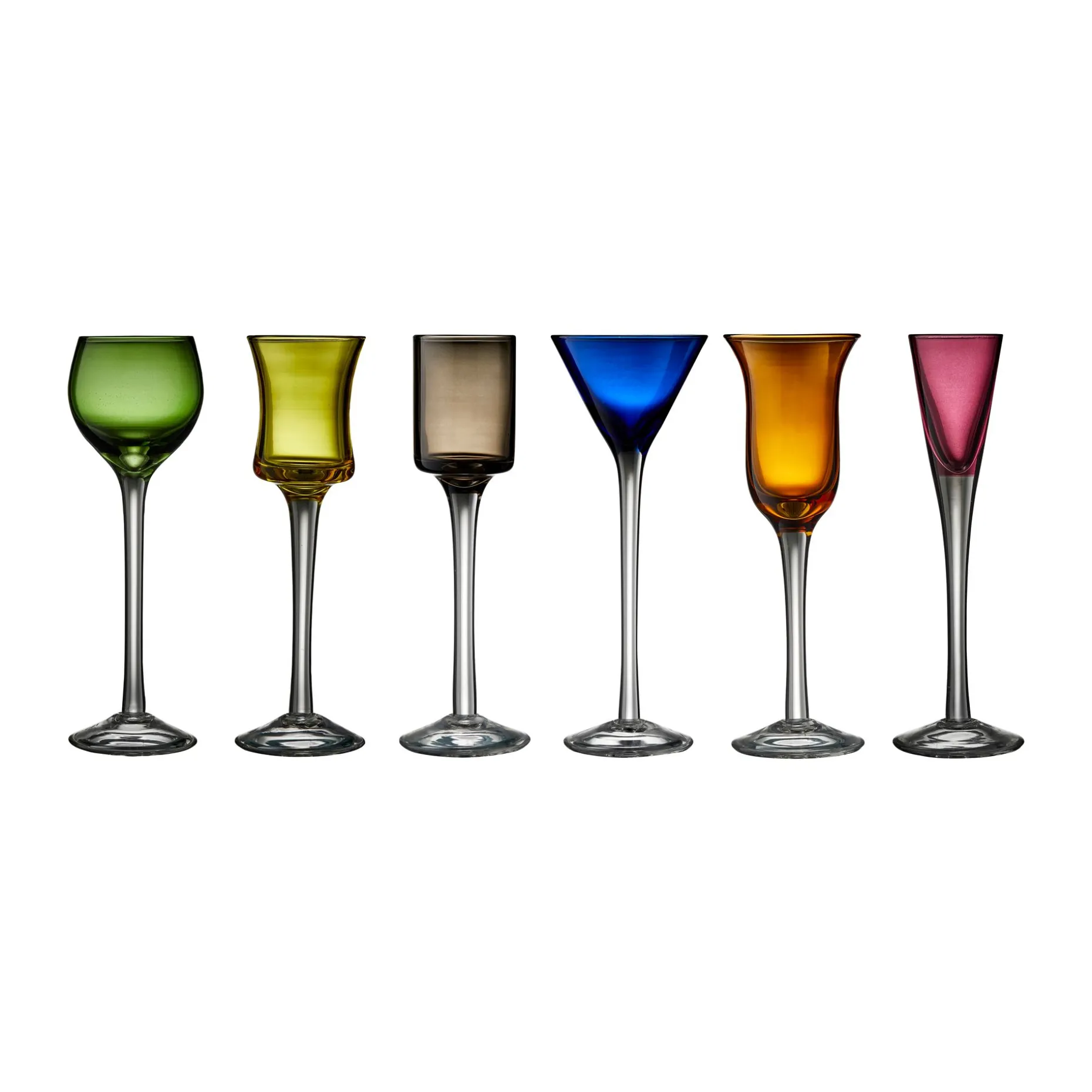 Lyngby Glass Snapsglass 2,5 5 Cl 6 Deler