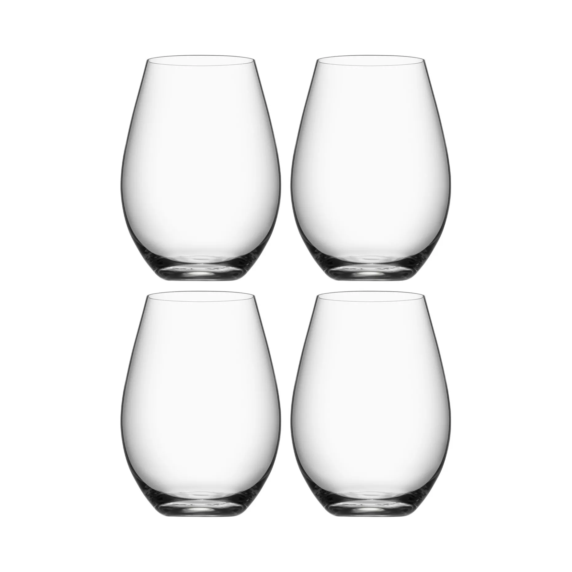 More Vannglass 4-Pakk