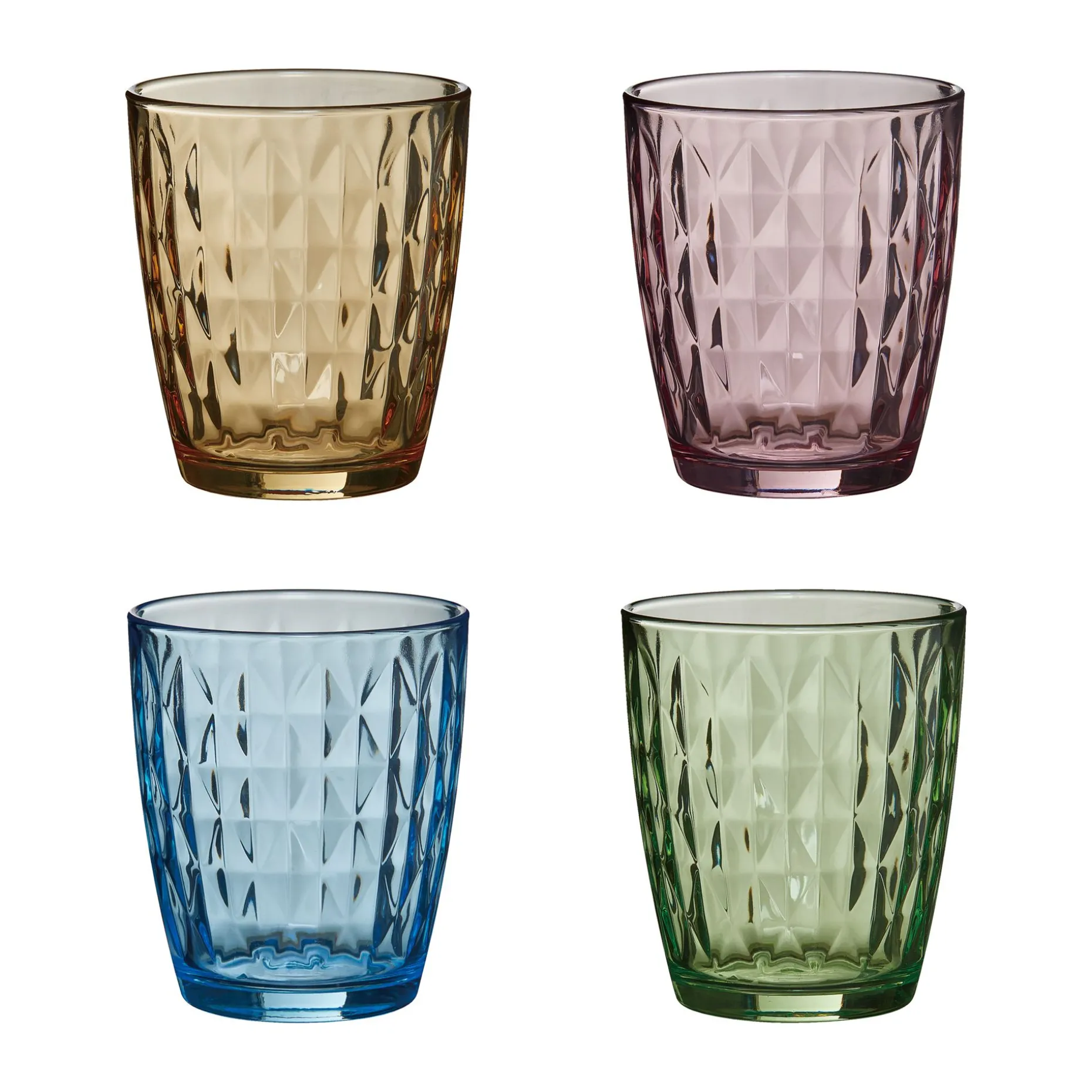 Mosaic Drikkeglass 34 Cl 4-Pakning