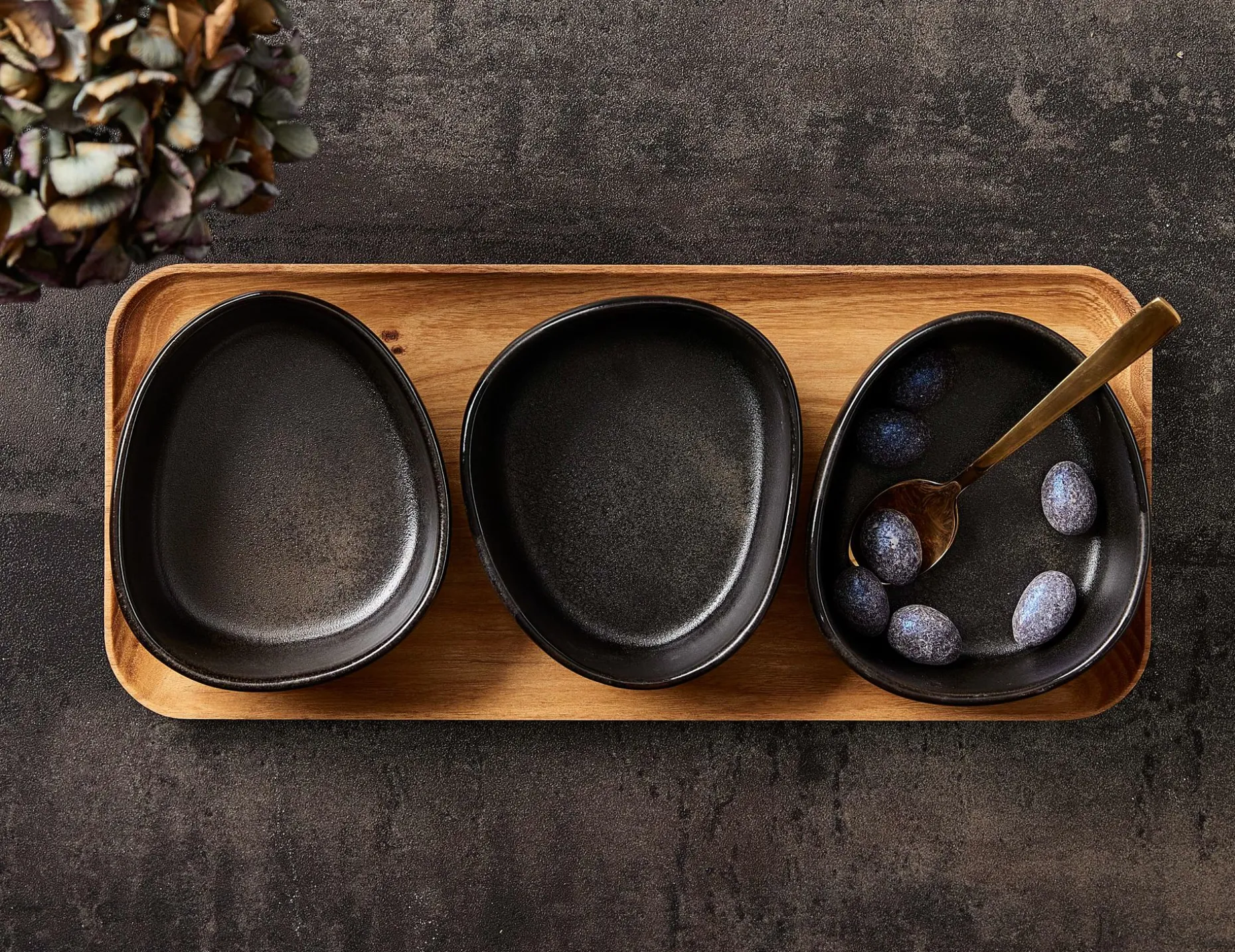 Raw Organic Skalsett Med Trebrett