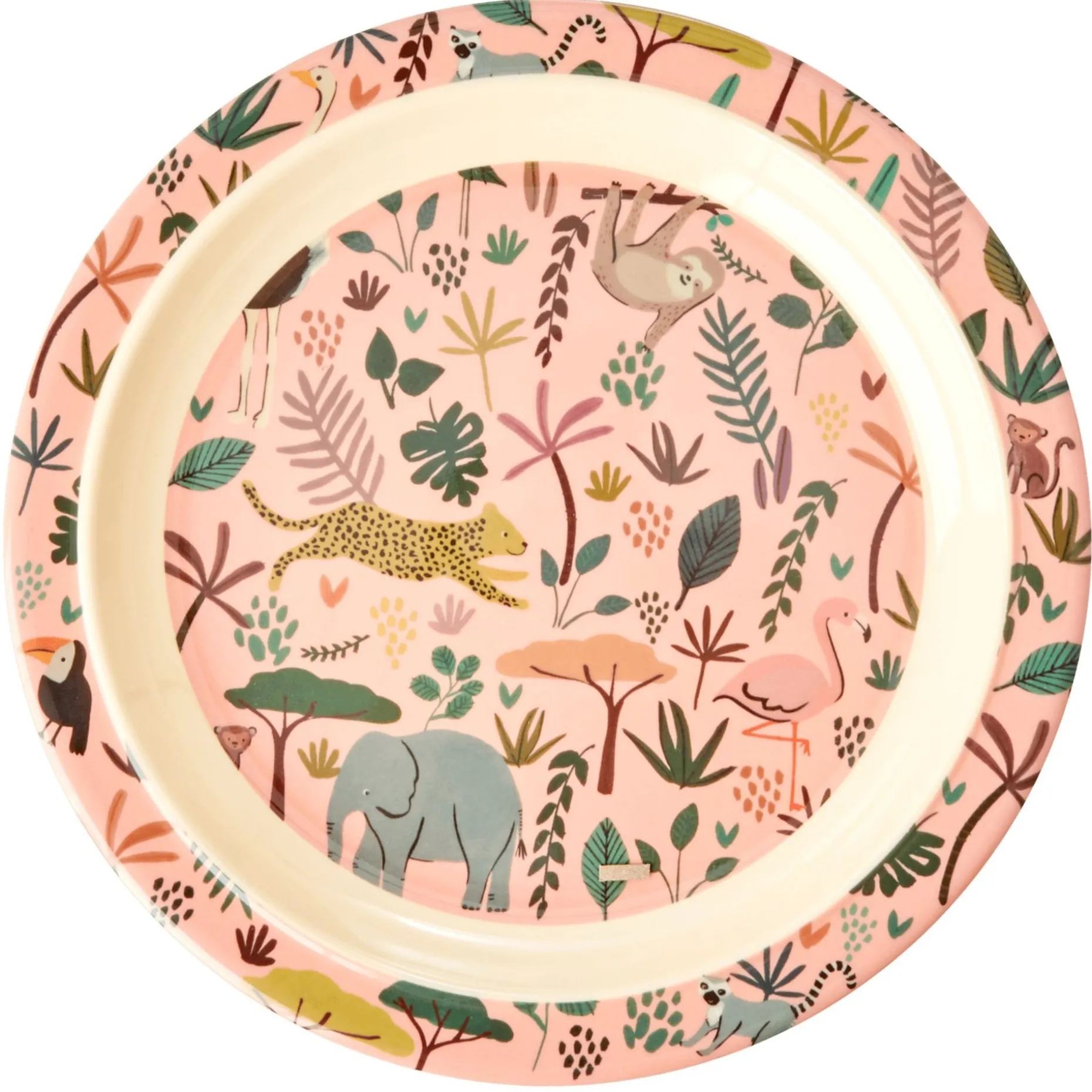 Rice Barnetallerken Jungle Animals