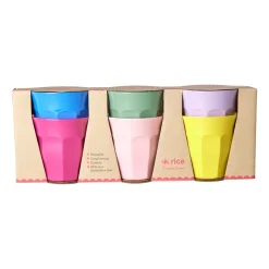 Rice Melaminkopp Medium 6-Pakning