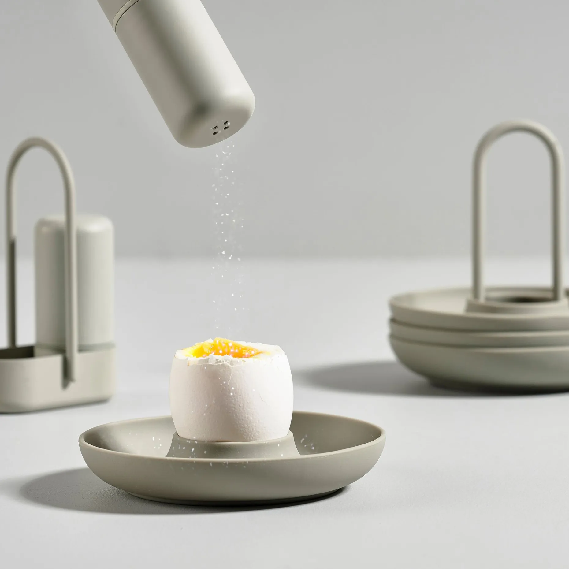Singles Eggeglass Med Beholder