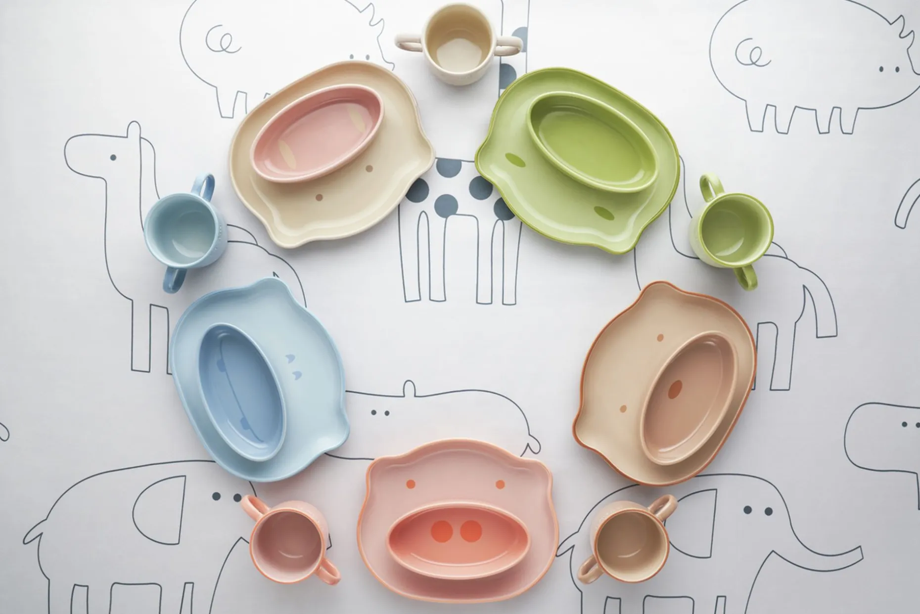 Staub Barneservise 4 Deler