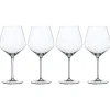 Style Burgundy Rodvinsglass 4-Pakning