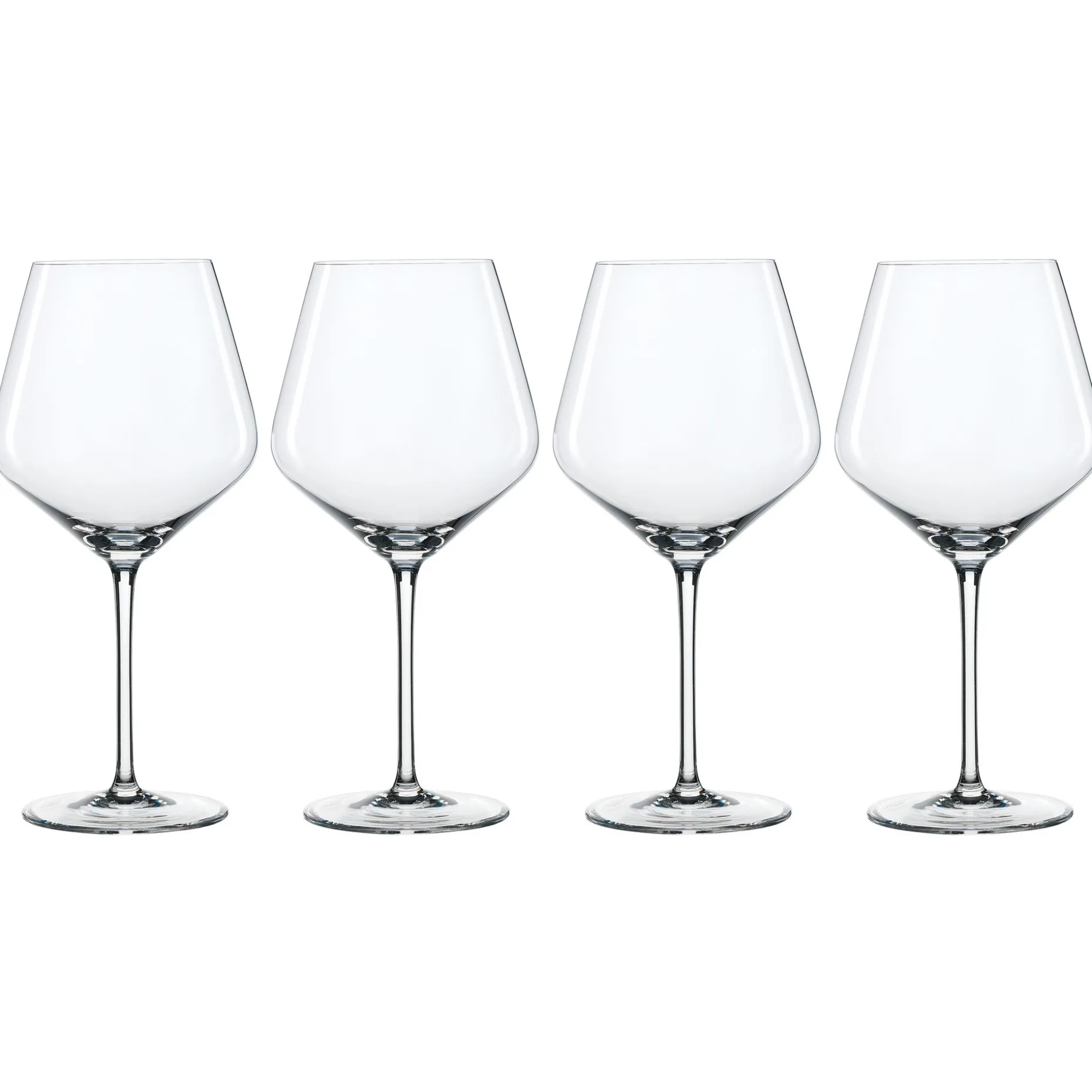 Style Burgundy Rodvinsglass 4-Pakning