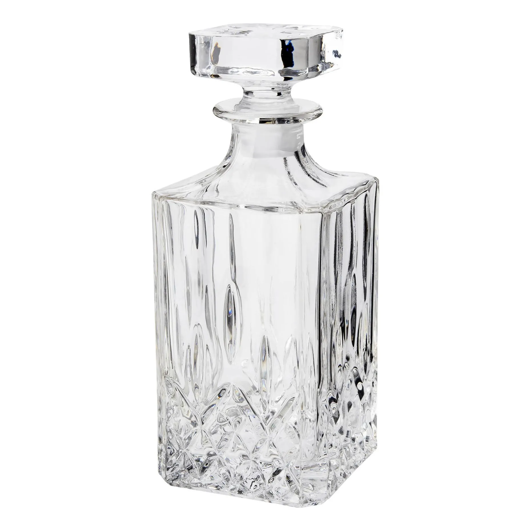 Vide Whiskeysett Karaffel Og 6 Stk. Whiskeyglass